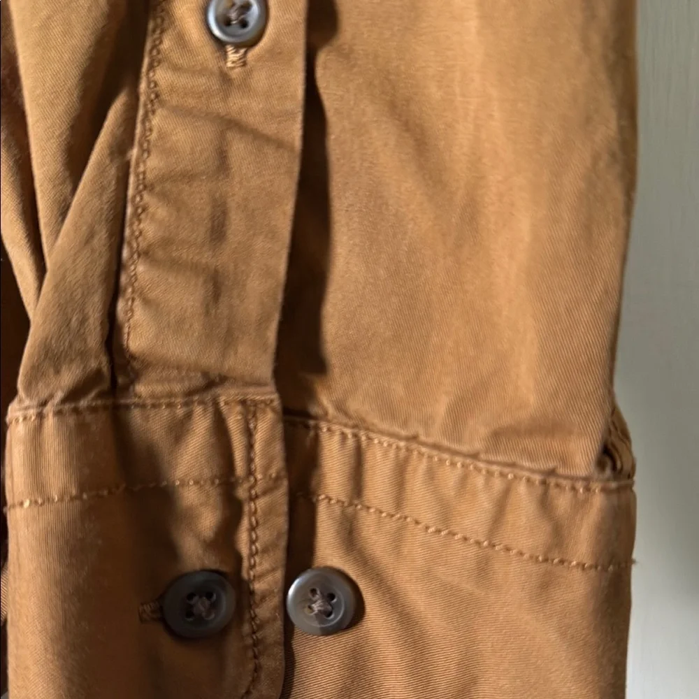 Brown Button-Up Shirt